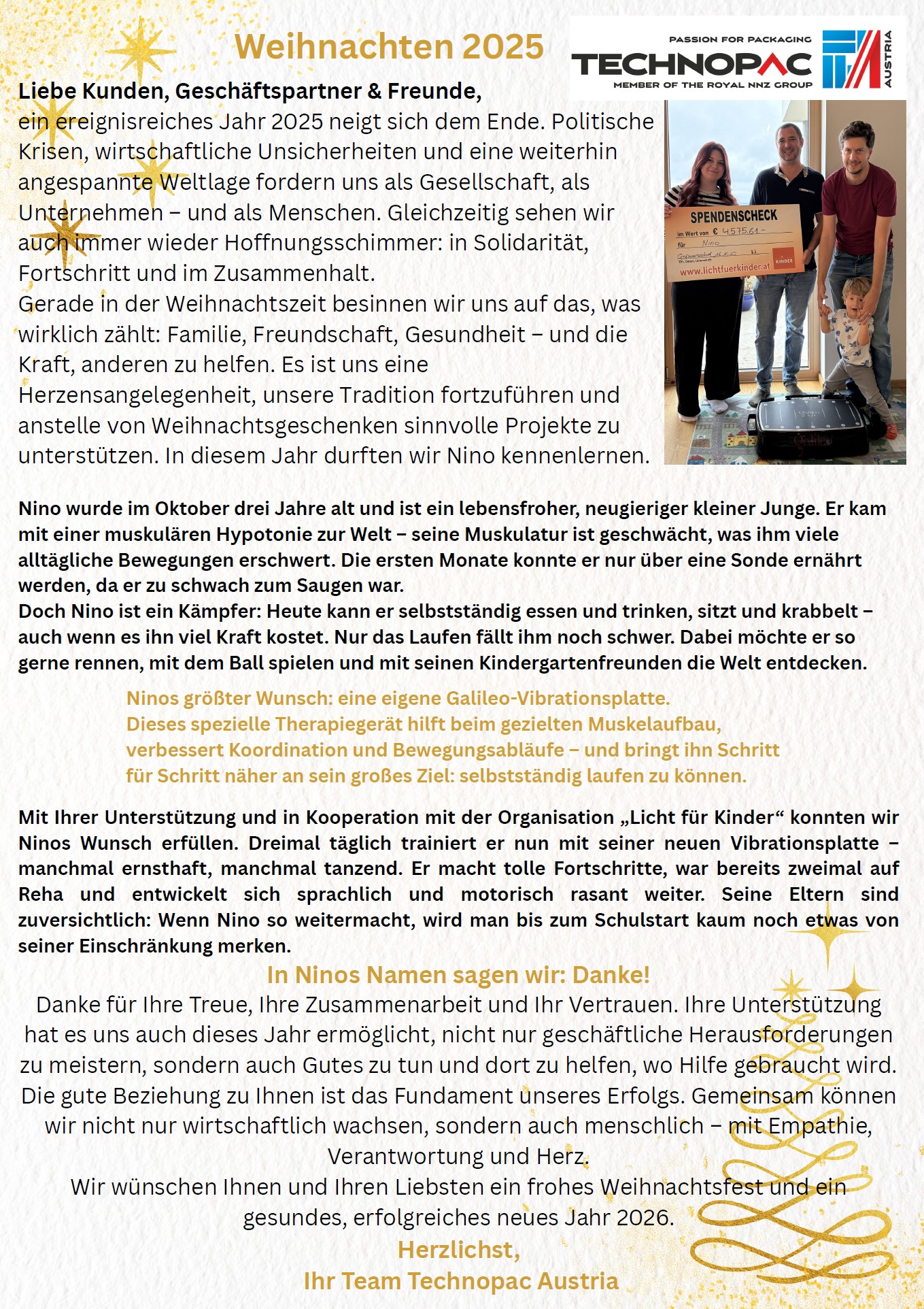 Weihnachtsbrief 2025